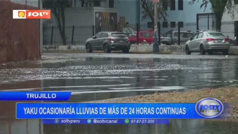 Actividades en Trujillo bajo la lluvia